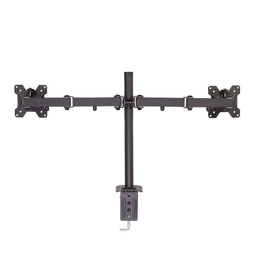 Lindy Dual Display Bracket with Pole and Desk Clamp