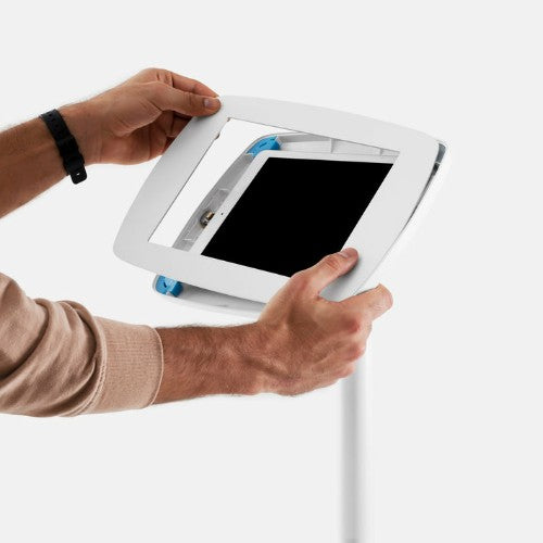 Bouncepad Floorstanding with Brother Printer mount tablet security enclosure 31.5 cm (12.4") White