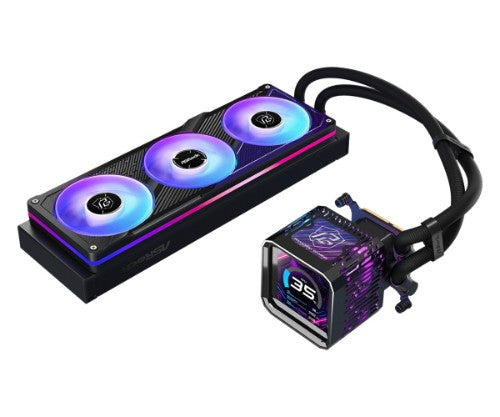 Asrock Phantom Gaming 360 LCD Processor All-in-one liquid cooler 12 cm Black