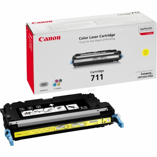 Canon 1657B002/711Y Toner cartridge yellow, 6K pages for Canon LBP-5300