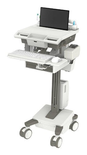 Ergotron M021-0101-100000-1-0 All-in-One PC/workstation mount/stand 19.5 kg White, Grey 43.2 cm (17")