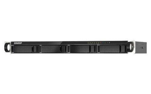 QNAP TS-435XEU NAS Rack (1U) Marvell CN9131 4 GB DDR4 0 TB QNAP QTS Black, Grey
