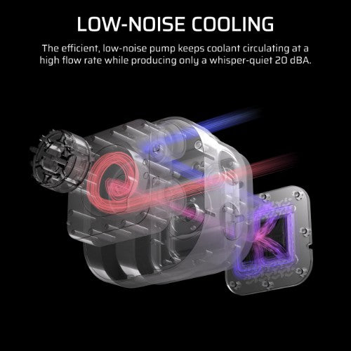 Corsair Nautilus 360 RS Motherboard All-in-one liquid cooler Black