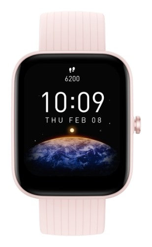Amazfit Bip 3 Pro 4.29 cm (1.69") TFT 44 mm Digital 240 x 280 pixels Touchscreen Pink GPS (satellite)