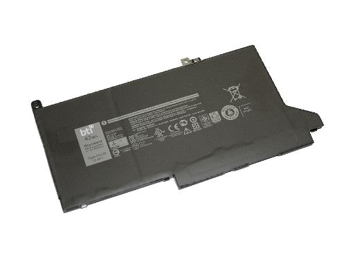 BTI Replacement Battery for Latitude 7480 7280 7490 7390 7380 7290 replacing OEM part numbers DJ1J0 0DJ1J0 C27RW 451-BBZL PGFX4 // 11.4V 3500mAh 42Whr