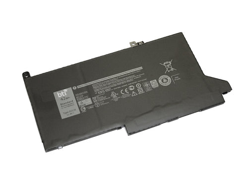 BTI Replacement Battery for Latitude 7480 7280 7490 7390 7380 7290 replacing OEM part numbers DJ1J0 0DJ1J0 C27RW 451-BBZL PGFX4 // 11.4V 3500mAh 42Whr