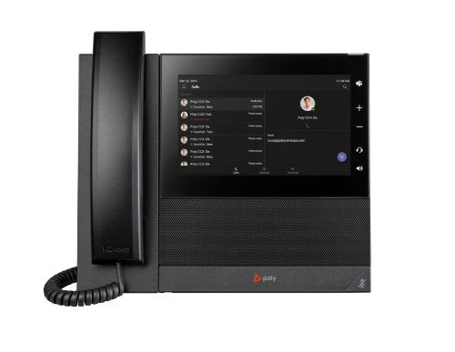 HP Poly CCX 600 Business Media Phone for Microsoft Teams and PoE-enabled