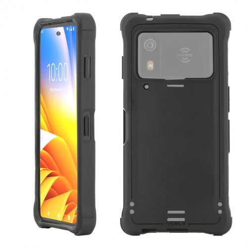 Mobilis 065029 mobile phone case 17 cm (6.7") Cover Black