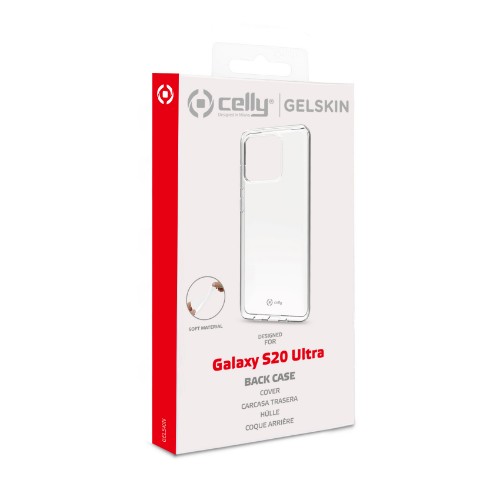 Celly GELSKIN991 mobile phone case 17.5 cm (6.9") Cover Transparent