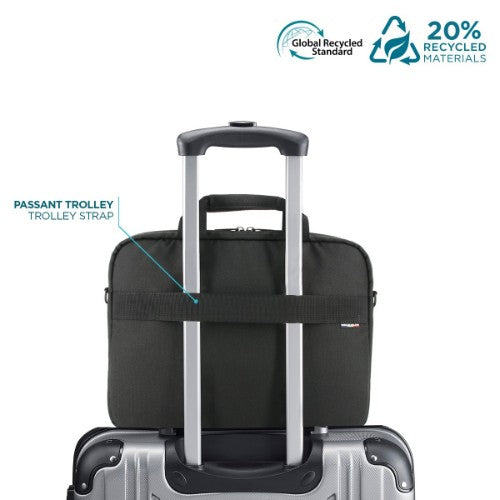 Mobilis The One 35.6 cm (14") Briefcase Black