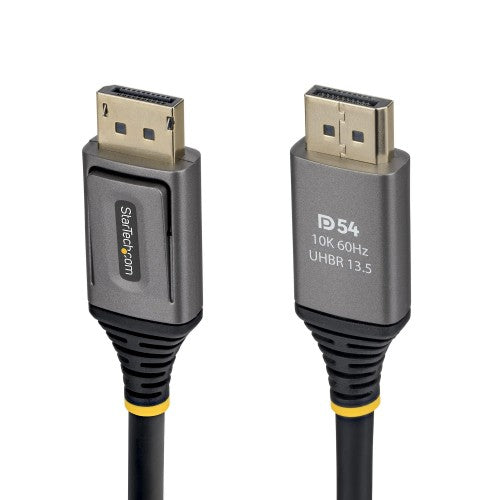 StarTech.com 2m DisplayPort 2.1 Cable, VESA Certified DP54 DisplayPort Cable, Uncompressed 8K 60Hz, 8K 144Hz/4K 240Hz w/DSC 1.2a, DP 2.1 Monitor Cord