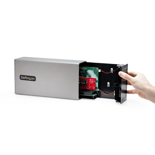 StarTech.com Thunderbolt 3 PCIe Expansion Chassis, External Enclosure W/Dual PCI Express Slots, PCIe Box for Laptops/Desktops/All-In-Ones, 8K/4K Output Via TB3/DP 1.4 Ports, For Video Capture/Fiber/Ethernet Cards - TAA