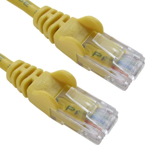 Cables Direct 1m Economy 10/100 Networking Cable - Yellow