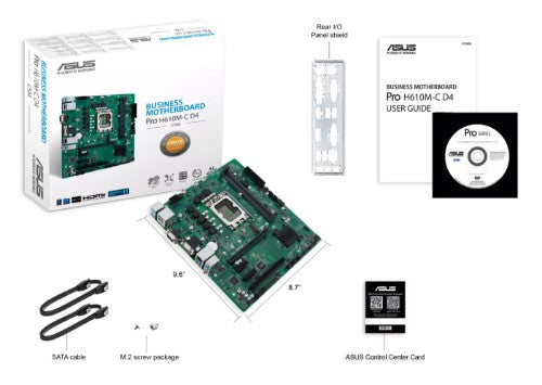 ASUS PRO H610M-C D4-CSM Intel H610 LGA 1700 micro ATX