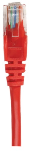 Intellinet Network Patch Cable, Cat6A, 0.25m, Red, Copper, S/FTP, LSOH / LSZH, PVC, RJ45, Gold Plated Contacts, Snagless, Booted, Lifetime Warranty