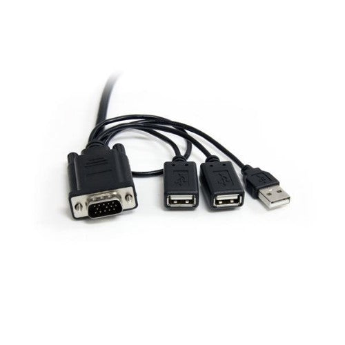 StarTech.com 2 Port USB VGA Cable KVM Switch w/ Remote Switching