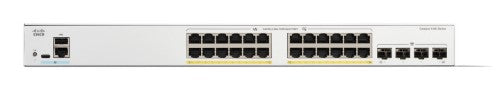 Cisco Catalyst 1200-24P-4G Smart Switch, 24 Port GE, PoE, 4x1GE SFP, Limited Lifetime Protection (C1200-24P-4G)