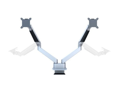 Multibrackets M VESA Gas Lift Arm Dual Side by Side Silver