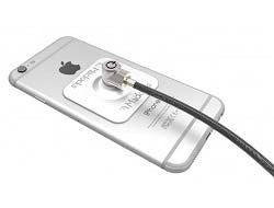 Compulocks Universal Tablet Lock Plate with Keyed Cable Lock Black
