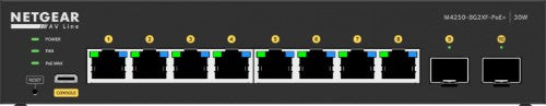 NETGEAR 8x1G PoE+ 220W and 2xSFP+ Managed Switch
