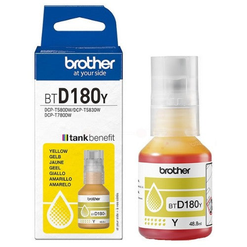 Brother BT-D180Y Ink bottle yellow, 5K pages ISO/IEC 19752 48.8ml for Brother DCP-T 580 DW