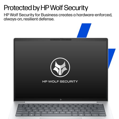 HP EliteBook 8 G1a Next Gen AI PC Wolf Pro Security Edition Copilot+ PC AMD Ryzen AI 7 350 Laptop 35.6 cm (14") WUXGA 24 GB DDR5-SDRAM 512 GB SSD Wi-Fi 6E (802.11ax) Windows 11 Pro Silver