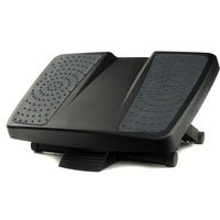 Fellowes Foot Rest Under Desk - Professional Series Ultimate Foot Support Ergonomic Foot Rest with 3 Height Adjustments & Massage Surface - Foot Rest Stool for Office & Home - Black