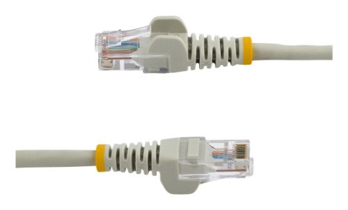 StarTech.com Cat5e Patch Cable with Snagless RJ45 Connectors - 1m, Gray