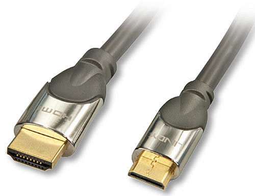 Lindy 2m CROMO High Speed HDMI to Mini HDMI Cable with Ethernet