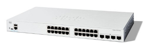 Cisco Catalyst 1200-24T-4X Smart Switch, 24 Port GE, 4x10GE SFP+, Limited Lifetime Protection (C1200-24T-4X)