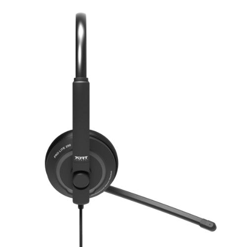 Port Designs PORT Connect 912005 headphones/headset Wired Head-band Calls/Music USB Type-C / USB Type-A Black