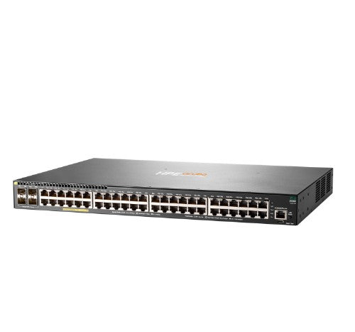 HPE Aruba Networking 2930F 48G PoE+ 4SFP+ TAA Managed L3 Gigabit Ethernet (10/100/1000) Power over Ethernet (PoE) 1U Grey
