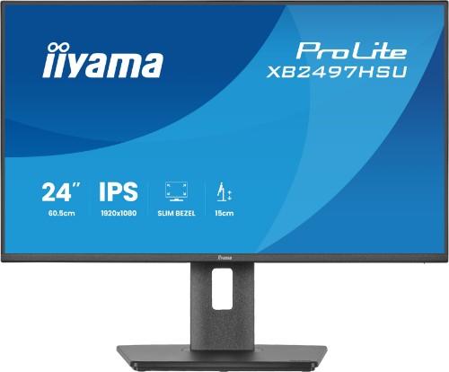 iiyama ProLite XB2497HSU-B1 computer monitor 60.5 cm (23.8") 1920 x 1080 pixels Full HD LED Black