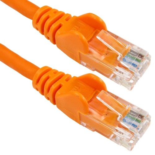 Cables Direct 0.5m Economy Gigabit Networking Cable - Orange