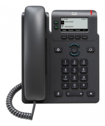 Cisco 6821 IP phone Black 2 lines