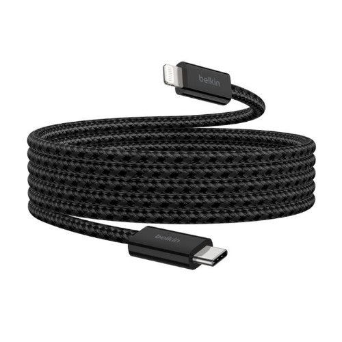 Belkin BoostCharge USB cable USB 2.0 USB C USB C/Lightning Black