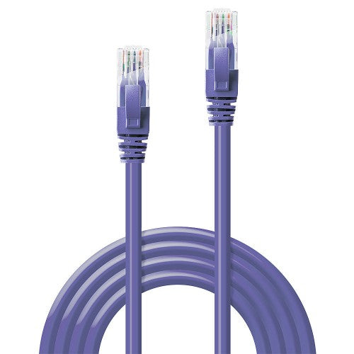 Lindy 1m Cat.6 U/UTP Network Cable, Purple