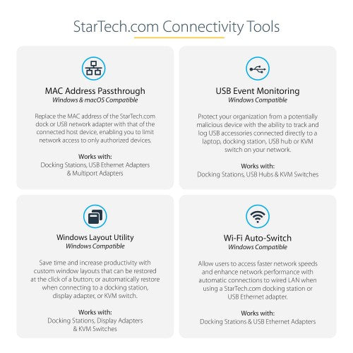StarTech.com ~3 Port USB C 3.2 Gen 2 Hub with Ethernet Adapter - 10Gbps USB Type C to 2x USB-A & 1x USB-C Ports - USB Hub w/ BC 1.2 Phone Fast Charging - Superspeed 10Gbps USB C Hub