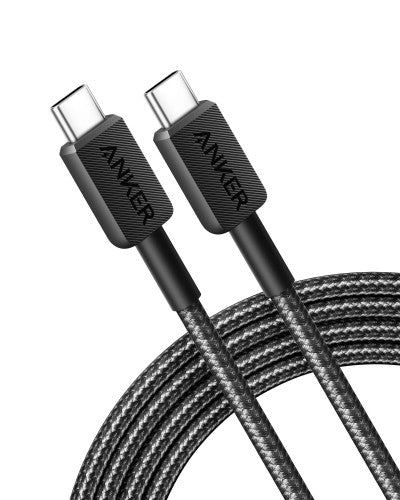 Anker Braided USB-C to USB-C Charging Cable 0.9 m, Black