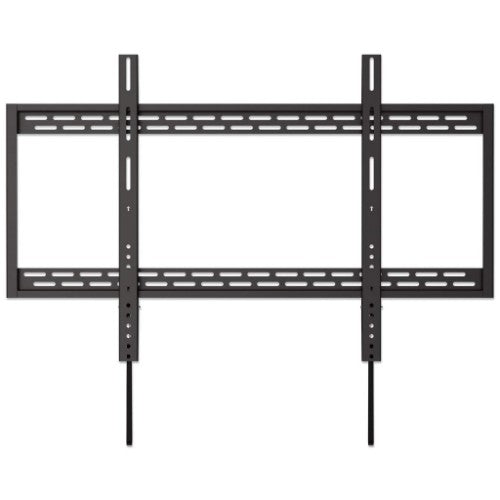 Manhattan Wall Mount for TV & Monitors (Fixed), For screens 60" to 100", VESA compatibility: all between 200x200mm to 900x600mm - check the dimensions of the four mounting holes on back of screen to ensure it fits, Max 50kg, Black, Bracket