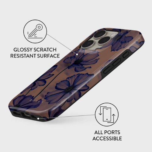 BURGA Velvet Nigh mobile phone case 16 cm (6.3") Cover Black, Blue, Brown