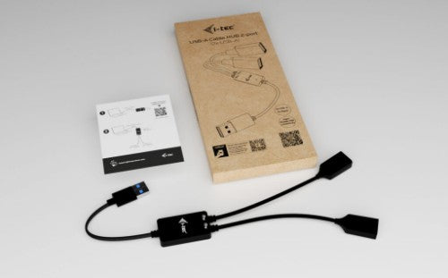 i-tec USB-A Cable HUB 2 port (2x USB-A)