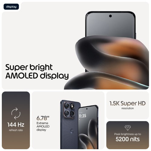 Motorola edge 70 fusion 17.2 cm (6.78") Dual SIM Android 16.0 5G USB Type-C 8 GB 256 GB 7000 mAh Black
