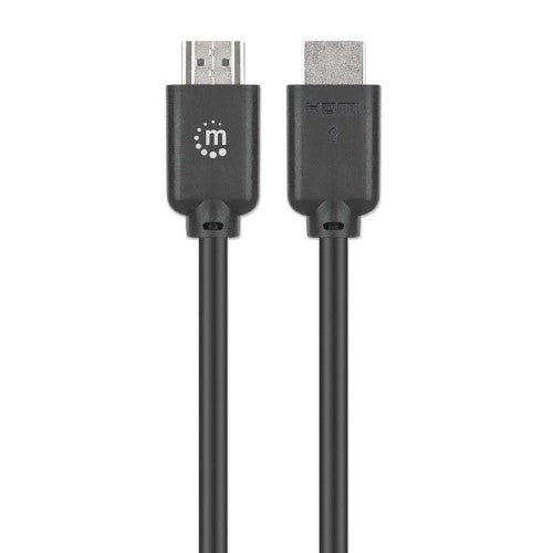 Manhattan HDMI 4K@60Hz Cable with Ethernet, 1m, Suitable for ALL 4K & 1080p/HD uses - when upgrading now or have it ready for when you need it, Male to Male, Black, Ultra HD 4k x 2k, Lifetime Warranty, Premium High Speed, Equivalent to HDMM1MP