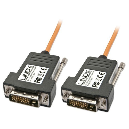 Lindy 90m DVI-D Single Link Fibre Optic Hybrid Cable