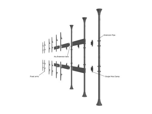 Multibrackets M Floor to Ceiling Mount Pro MBFC2U