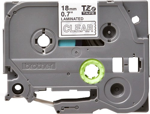 Brother TZE-145 DirectLabel white on Transparent 18mm x 8m for Brother P-Touch TZ 3.5-18mm/36mm/6-18mm/6-24mm/6-36mm