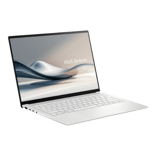 ASUS Zenbook S14 UX5406SA-PZ228W laptop Copilot+ PC Intel Core Ultra 7 256V 35.6 cm (14") Touchscreen 3K 16 GB LPDDR5x-SDRAM 1 TB SSD Wi-Fi 7 (802.11be) Windows 11 Home White