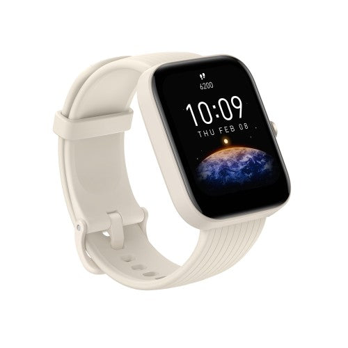 Amazfit Bip 3 Pro 4.29 cm (1.69") TFT 44 mm Digital 240 x 280 pixels Touchscreen Cream GPS (satellite)