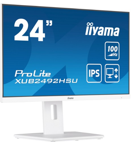 iiyama XUB2492HSU-W6 computer monitor 60.5 cm (23.8") 1920 x 1080 pixels Full HD LED White